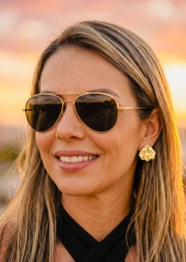 Aretes concha con perlas