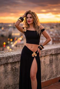 Conjunto negro 2 pzas